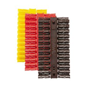 Rawlplug Multicolour Plastic Wall plug, 144 pieces