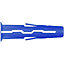 Rawlplug Uno Blue Plastic Wall plug (L)32mm (Dia)8mm, Pack of 80