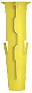 Rawlplug Uno Plastic Wall plug (L)24mm (Dia)5mm, Pack of 96