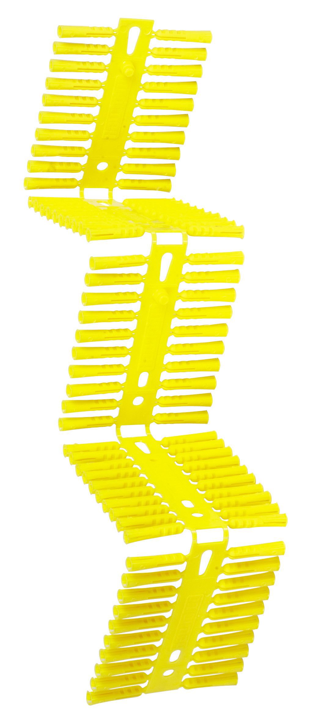 Rawlplug Yellow Wall plug (Dia)5mm, Pack of 100