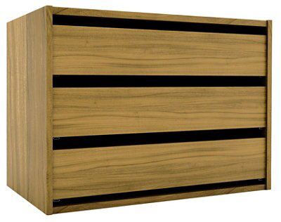 Ready assembled Chest of drawers (H)600mm (W)700mm (D)450mm