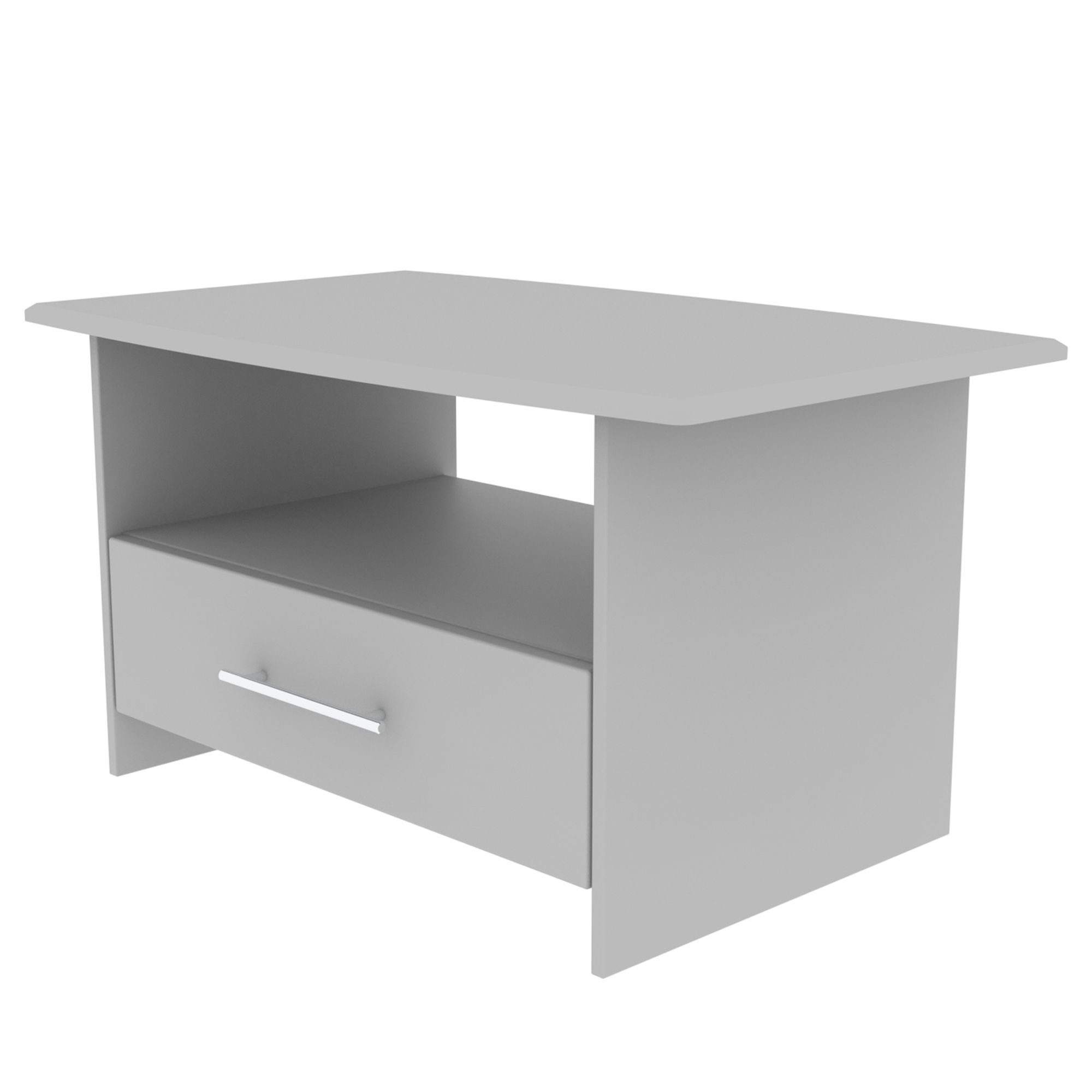Ready assembled Grey 1 Drawer Coffee table (H)495mm (W)40mm