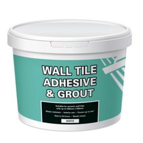 Ready mixed White Wall tile Adhesive & grout, 6.6kg
