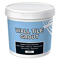 Ready mixed White Wall tile Grout, 1kg Tub