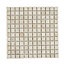 Real tumbled travertine Beige Matt Stone effect Natural stone 2x2 Mosaic tile sheet, (L)305mm (W)305mm