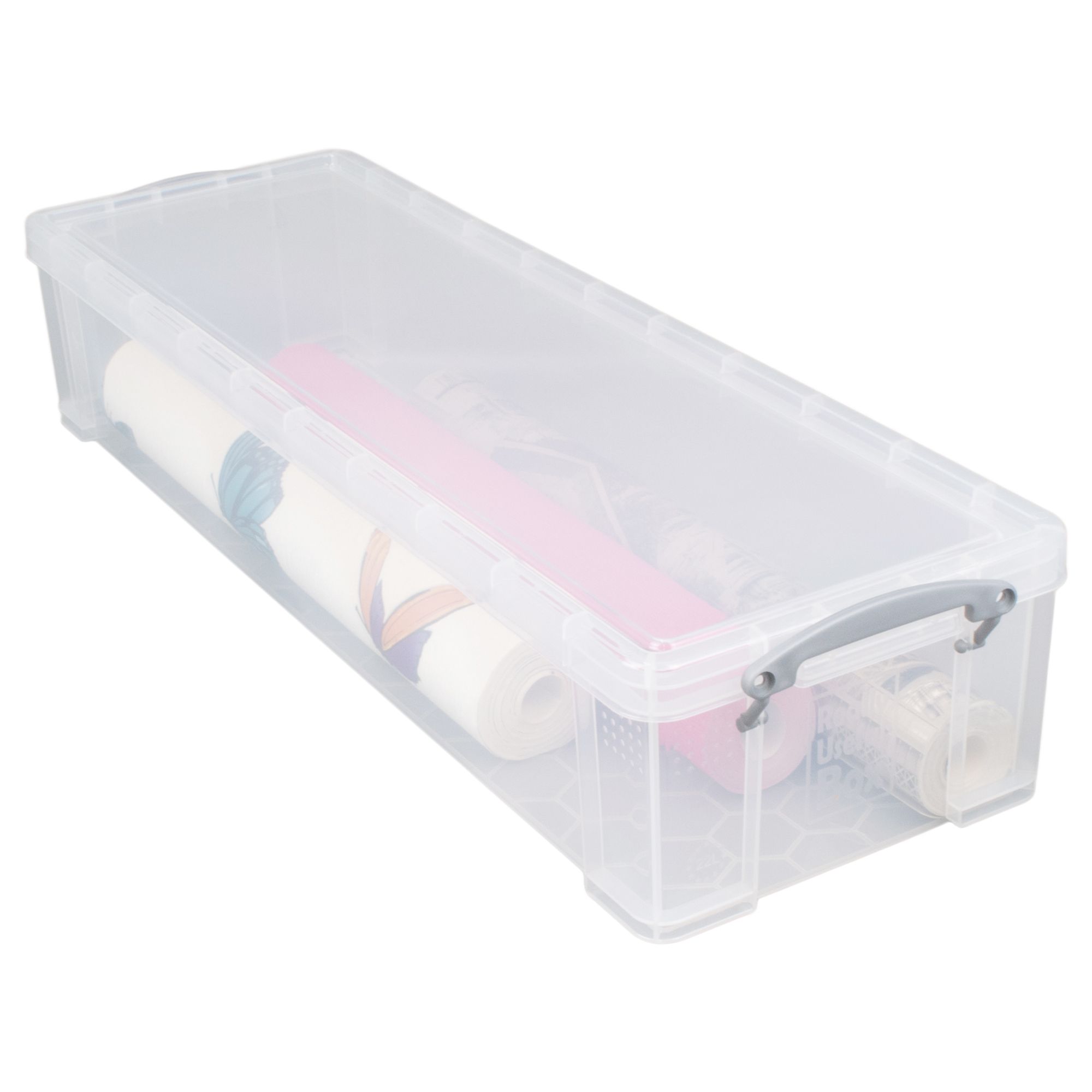 Really Useful Clear Wrapping paper storage box (L) 820mm x (W) 255mm