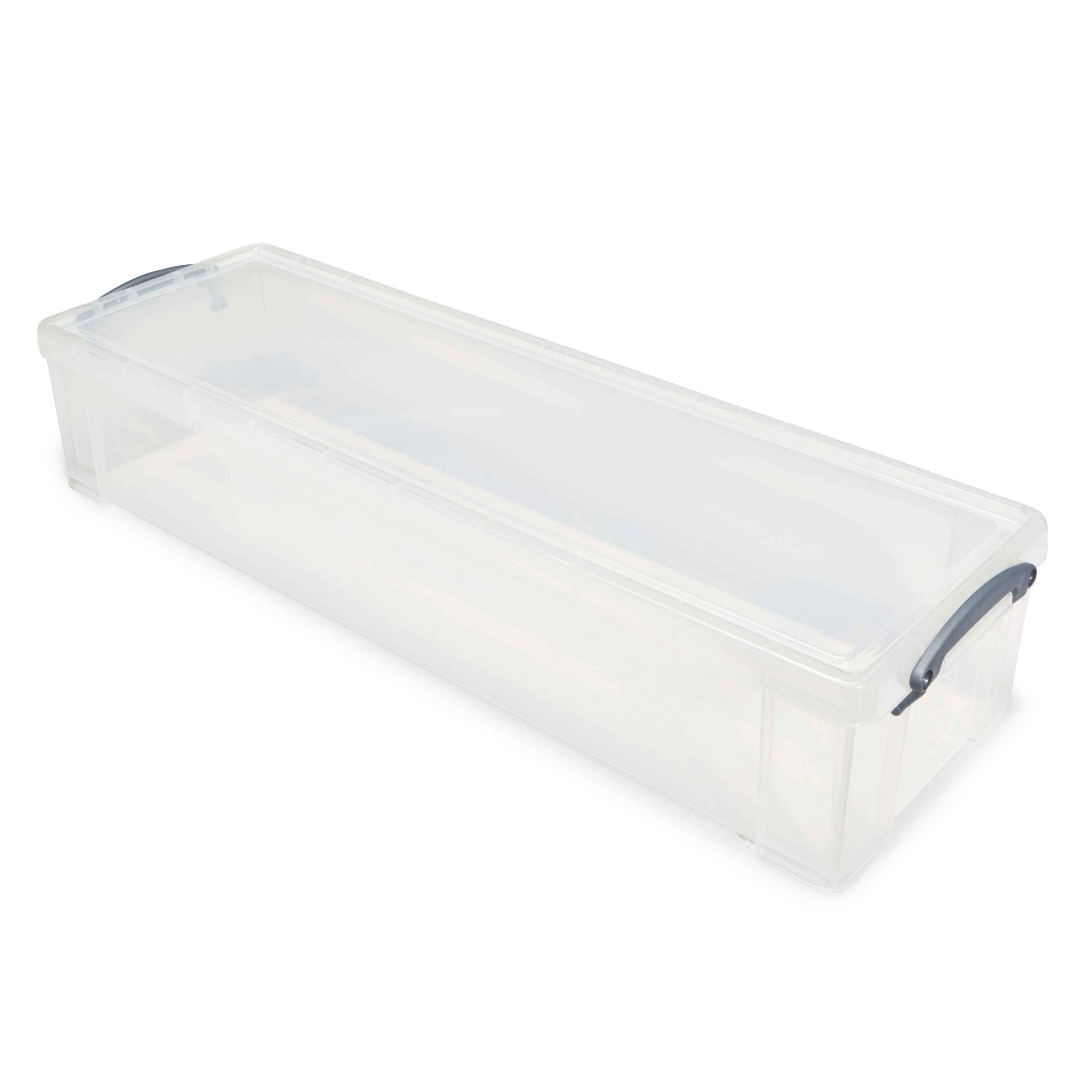 Really Useful Clear Wrapping paper storage box (L) 820mm x (W) 255mm