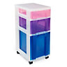Really Useful Multicolour Tower unit (H)690mm (W)300mm (D)640mm