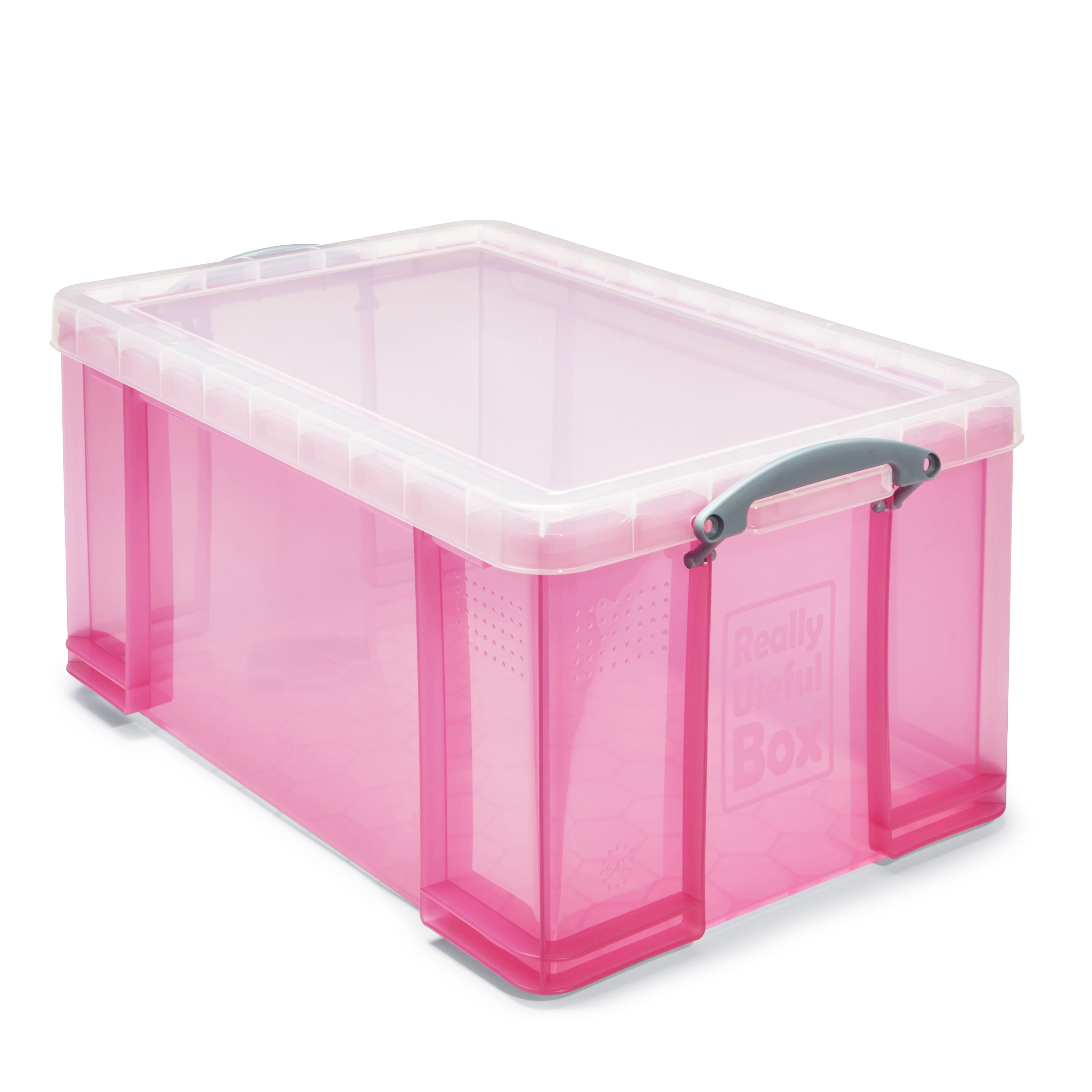 Allstore Heavy duty 54L Large Plastic Stackable Storage box with