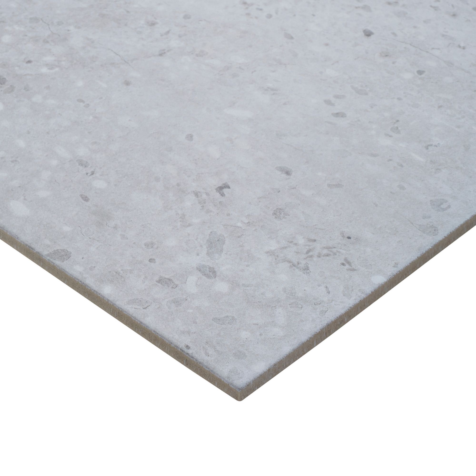 Reclaimed Grey Matt Concrete effect Porcelain Wall & floor Tile Sample