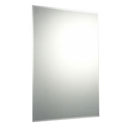 Rectangular Bevelled Frameless Mirror (H)90cm (W)60cm