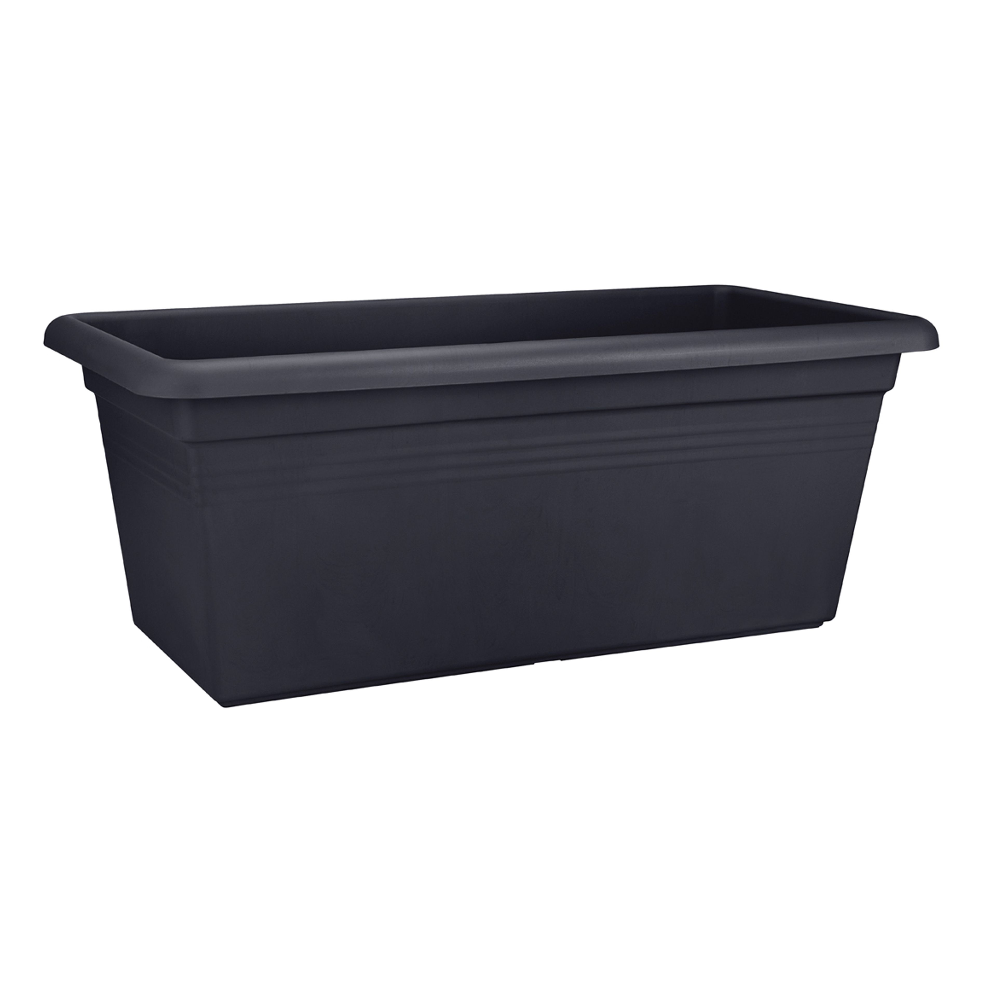 Rectangular Plastic Black Plant pot (H)620mm (L)780mm | DIY at B&Q