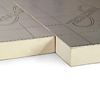 Recticel Instafit Polyurethane Insulation board (L)2.4m (W)1.2m (T)100mm