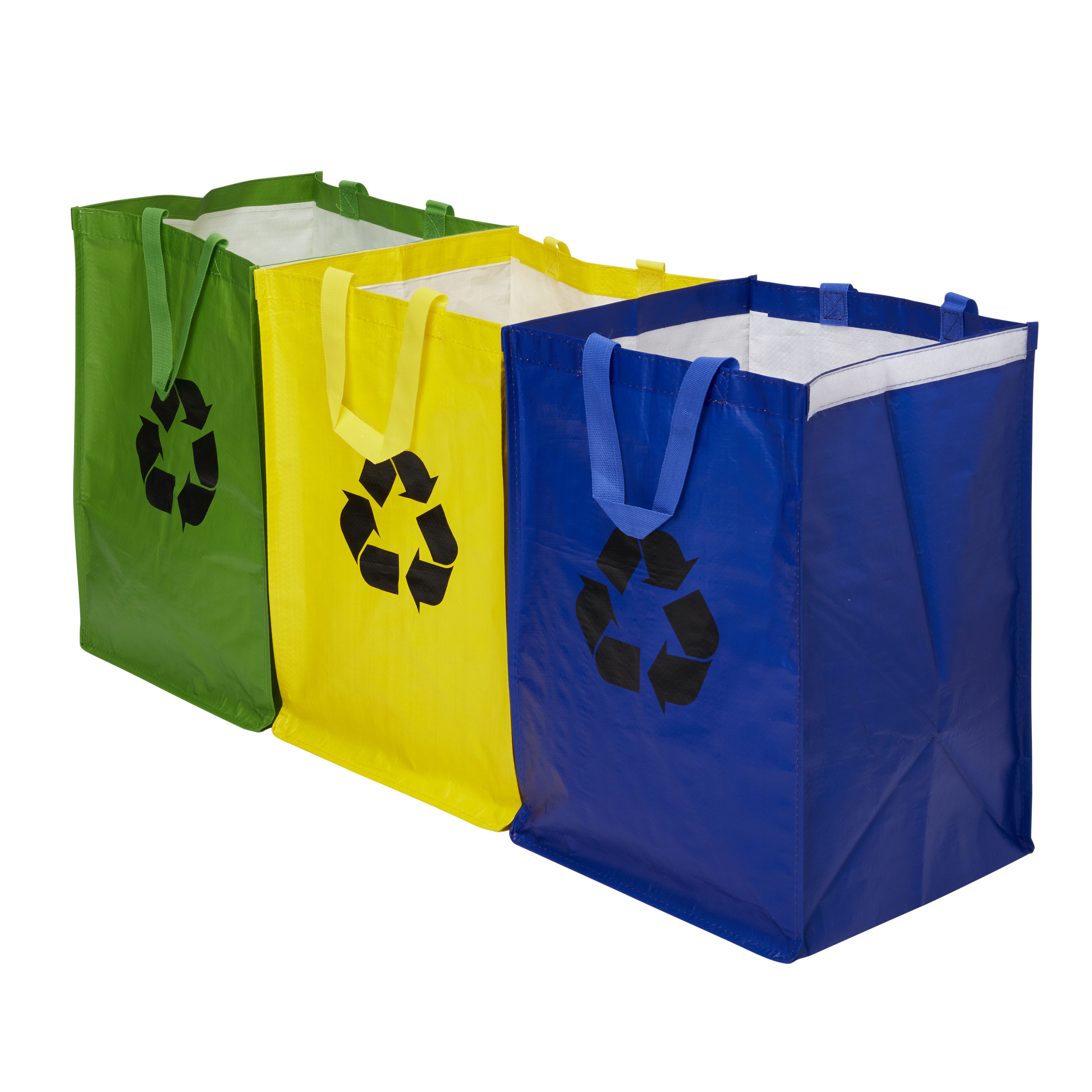 Recycling Bag, Set Of 3 | DIY At B&Q