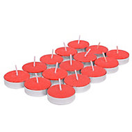 Red Berry Tea lights Small, Pack of 15