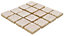 Red Cobble mat 16m², Pack of 100