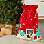 Red Felt Christmas sack 60cm