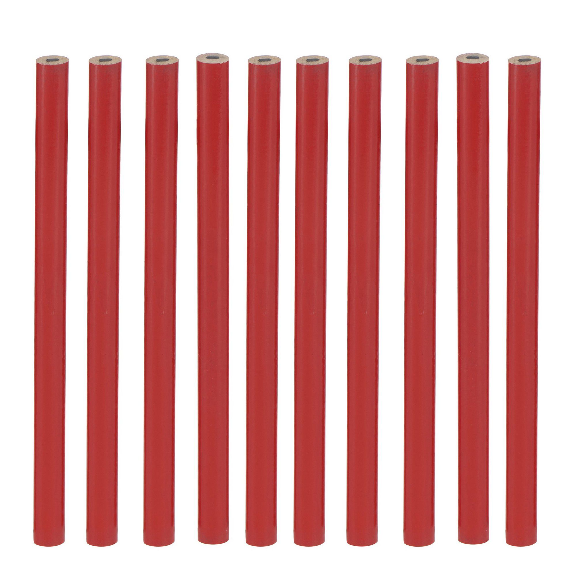 Red HB Carpenter Pencil, Pack of 10