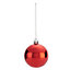 Red Plastic Bauble of 18