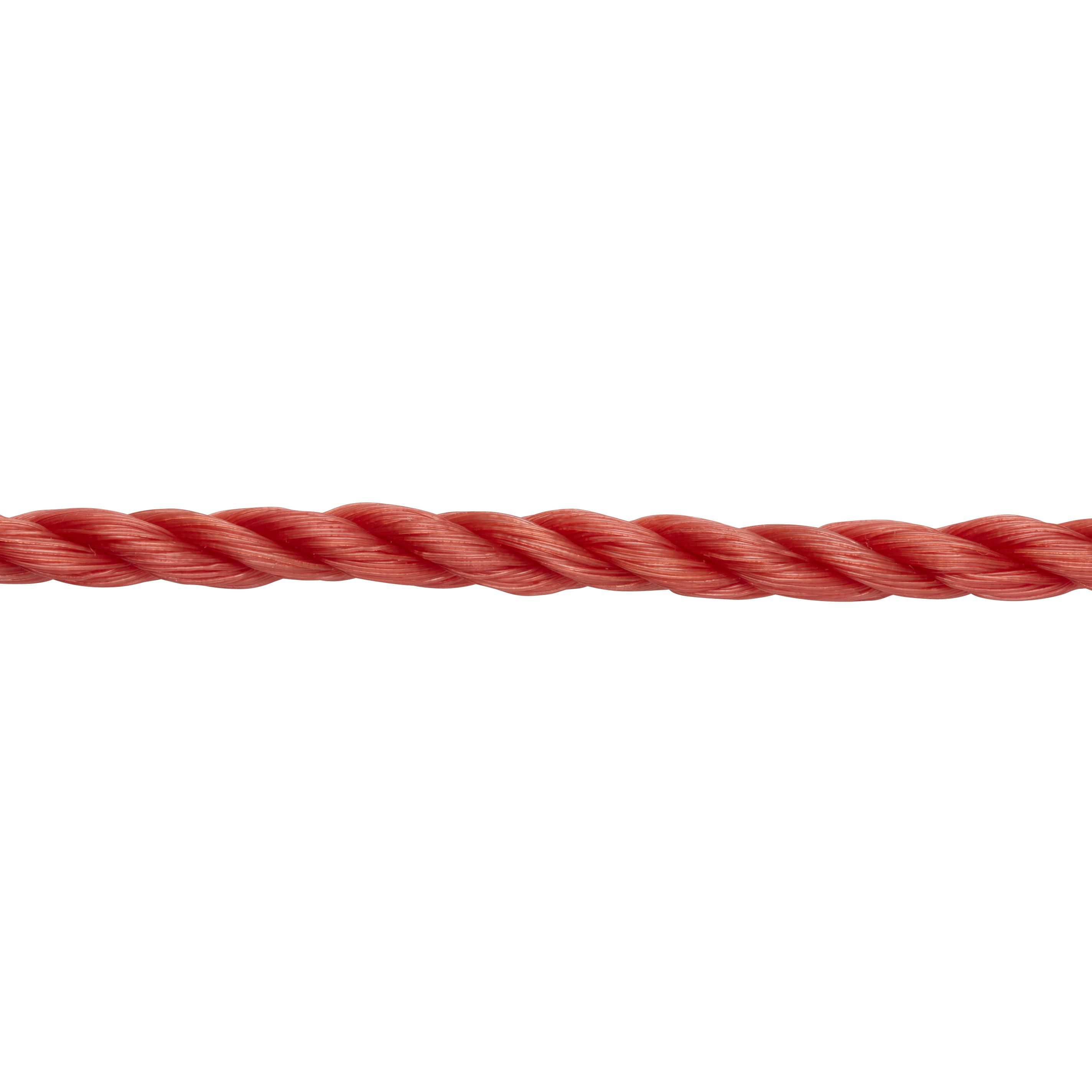 Red Polypropylene Twisted rope, (L)20m (Dia)6mm
