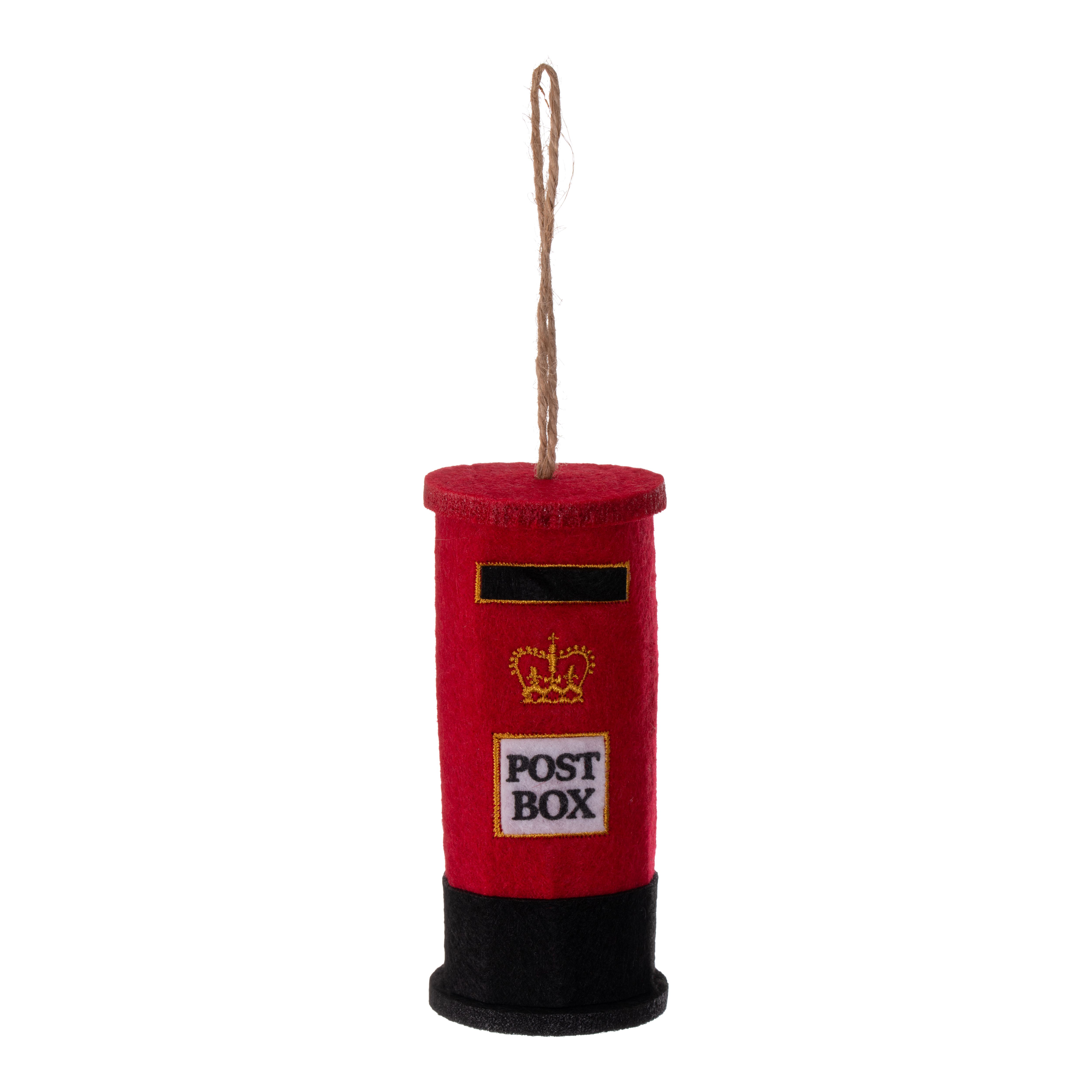 Red Post Box Felt Hanging decoration