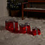 Red Present Trio LED Electrical christmas decoration Set of 3