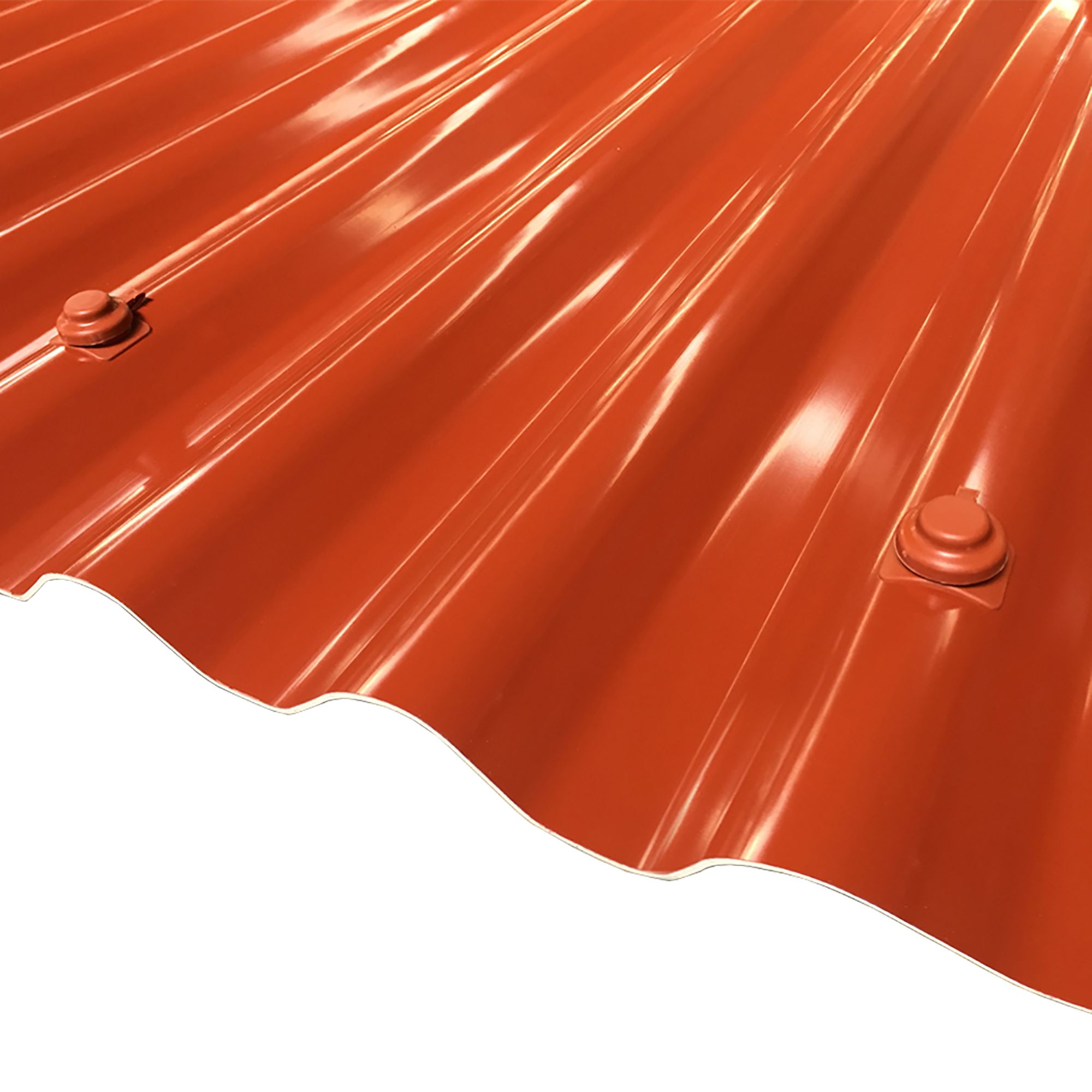 Red Rubber & steel Roofing screw (Dia)1.6mm (L)25mm, Pack of 10