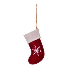 Red Stocking Felt Hanging decoration