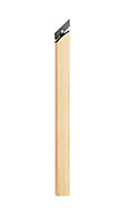 Reflections Contemporary Unfinished Pine Intermediate newel post (H)1400mm (W)82mm