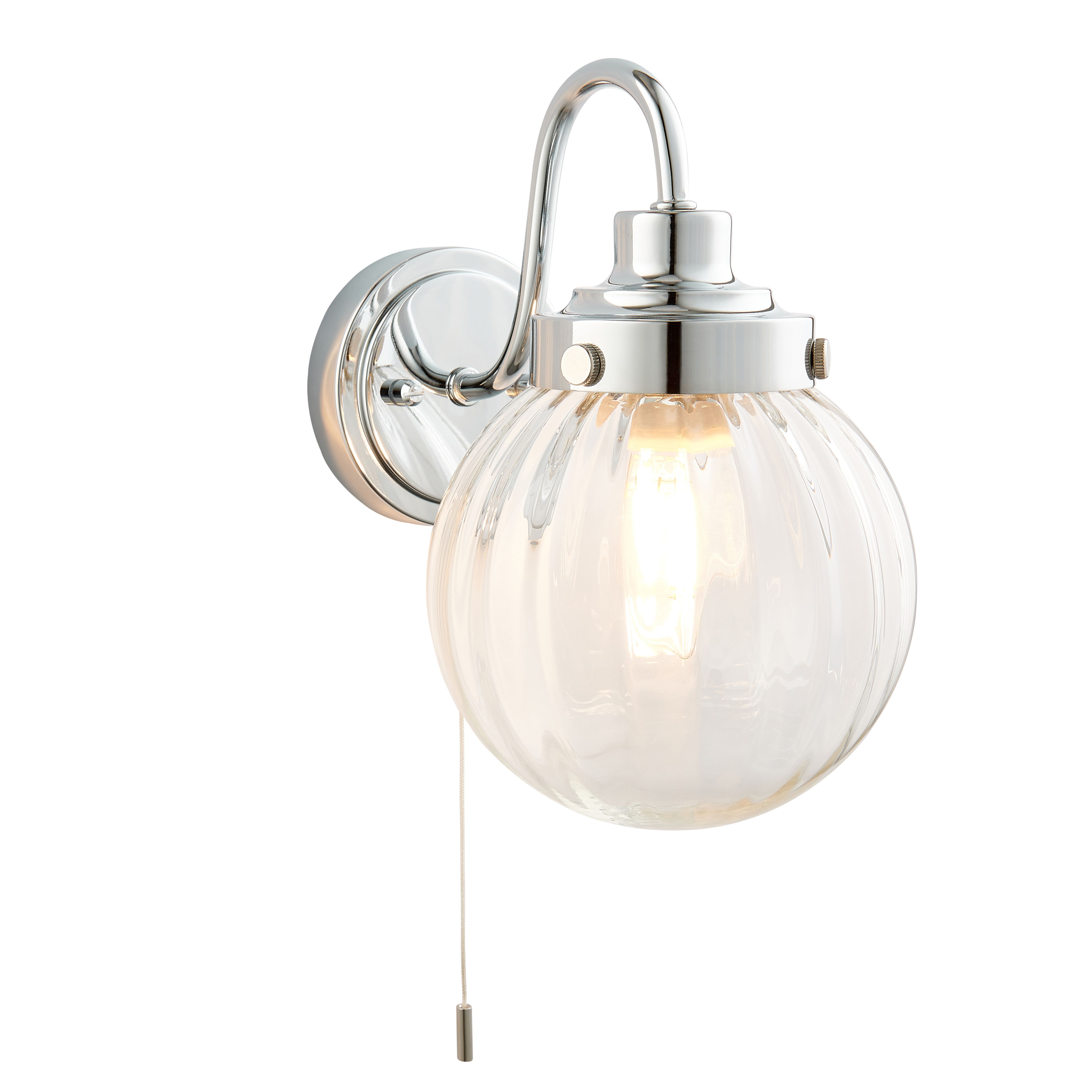 Regan Gloss Bathroom Wired LED Wall light