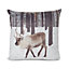 Reindeer Multicolour Cushion (L)45cm x (W)45cm