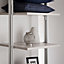 Relax Grey linen effect Shelf kit (W)900mm (D)330mm