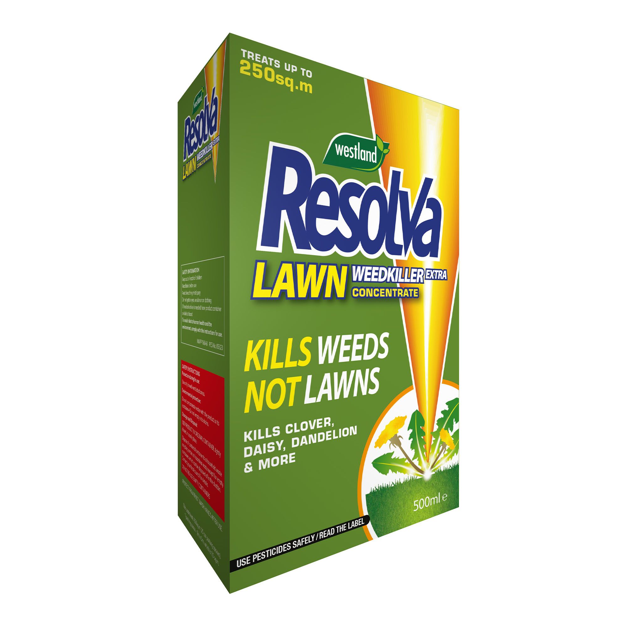 Buy Resolva Lawn Concentrated Weed killer 0.5L DIY at B&Q