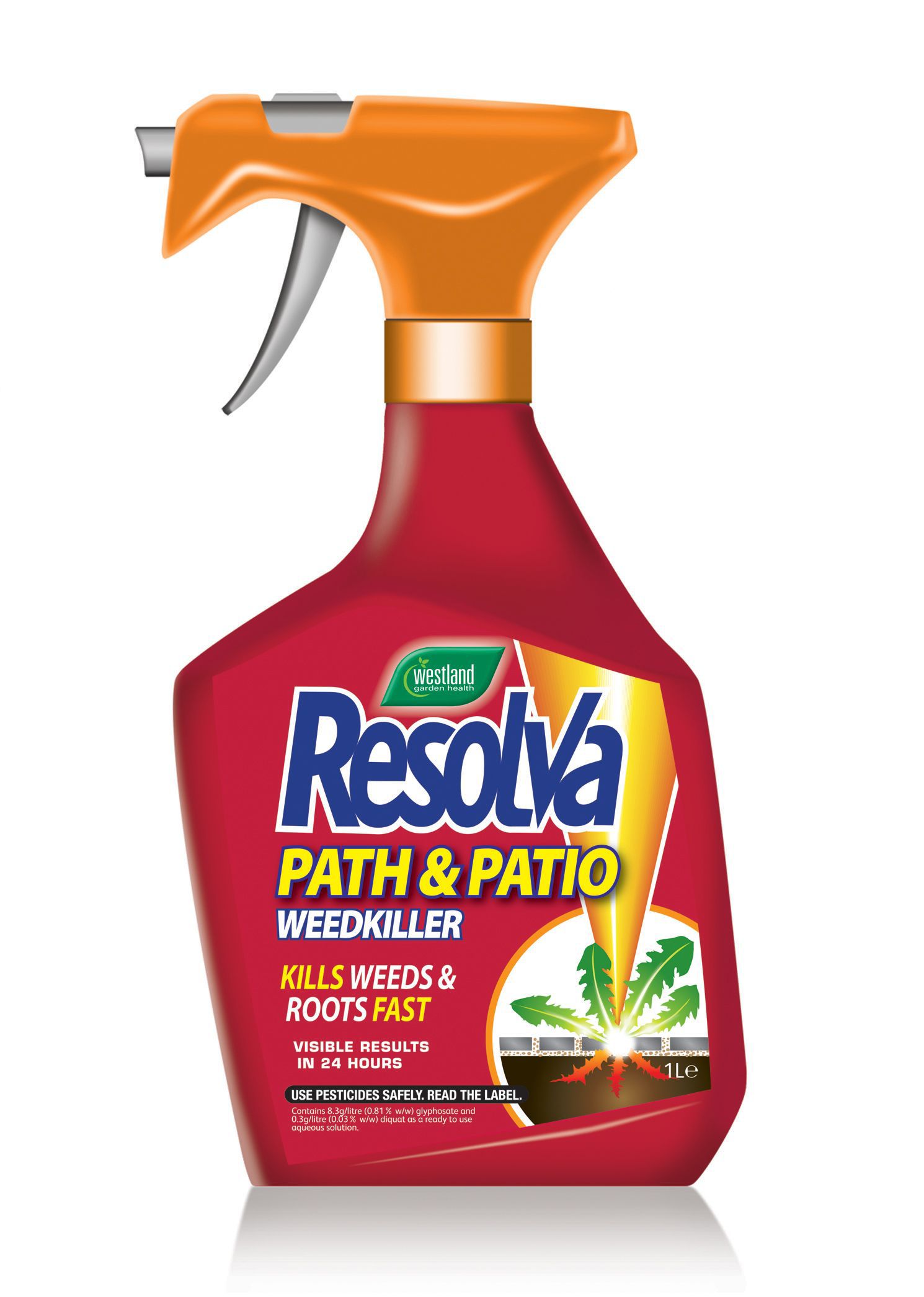 Resolva Path & patio Ready to use Weed killer 1L DIY at B&Q