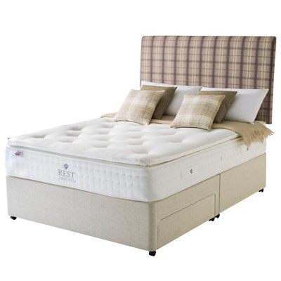 Rest Assured 2000 pocket latex 2 Drawer Super king Divan set