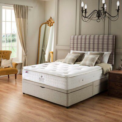 Rest Assured 2000 pocket latex 2 Drawer Super king Divan set