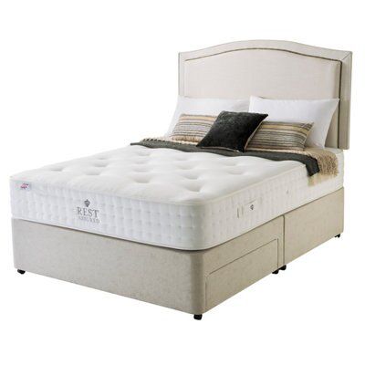 Rest Assured 2000 pocket natural 2 Drawer King Divan set