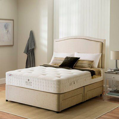 Rest Assured 2000 pocket natural 2 Drawer King Divan set