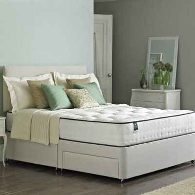 Rest Assured Hand tufted traditional Super king Divan set