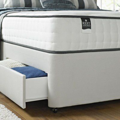 Rest Assured Memory foam 2 Drawer Super king Divan set
