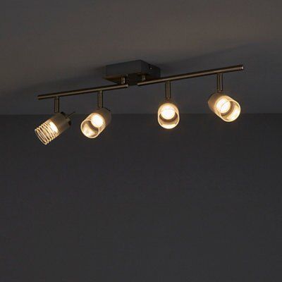 Rhigos Chrome effect 4 Light Spotlight