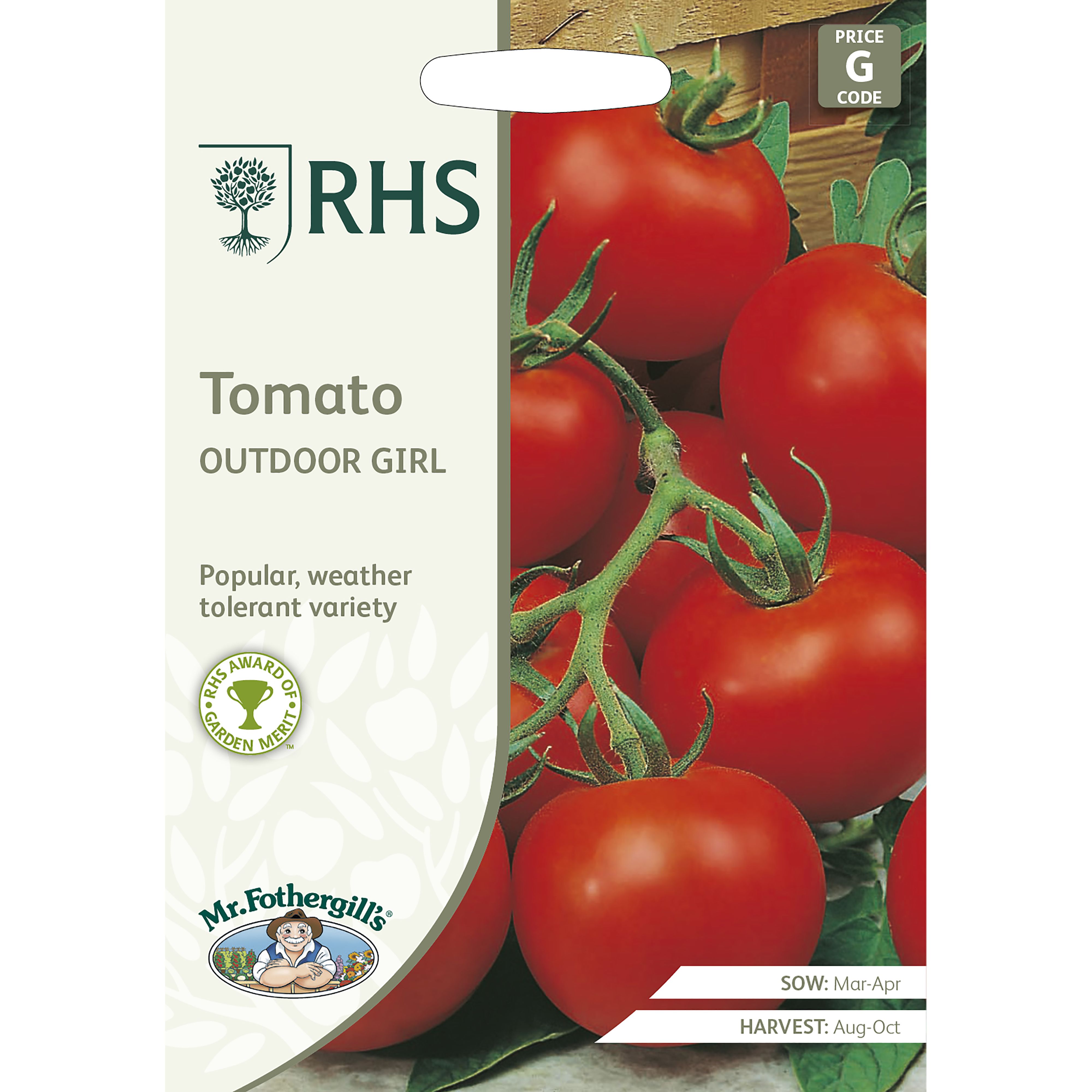 RHS Outdoor Girl Tomato Seed DIY at B&Q