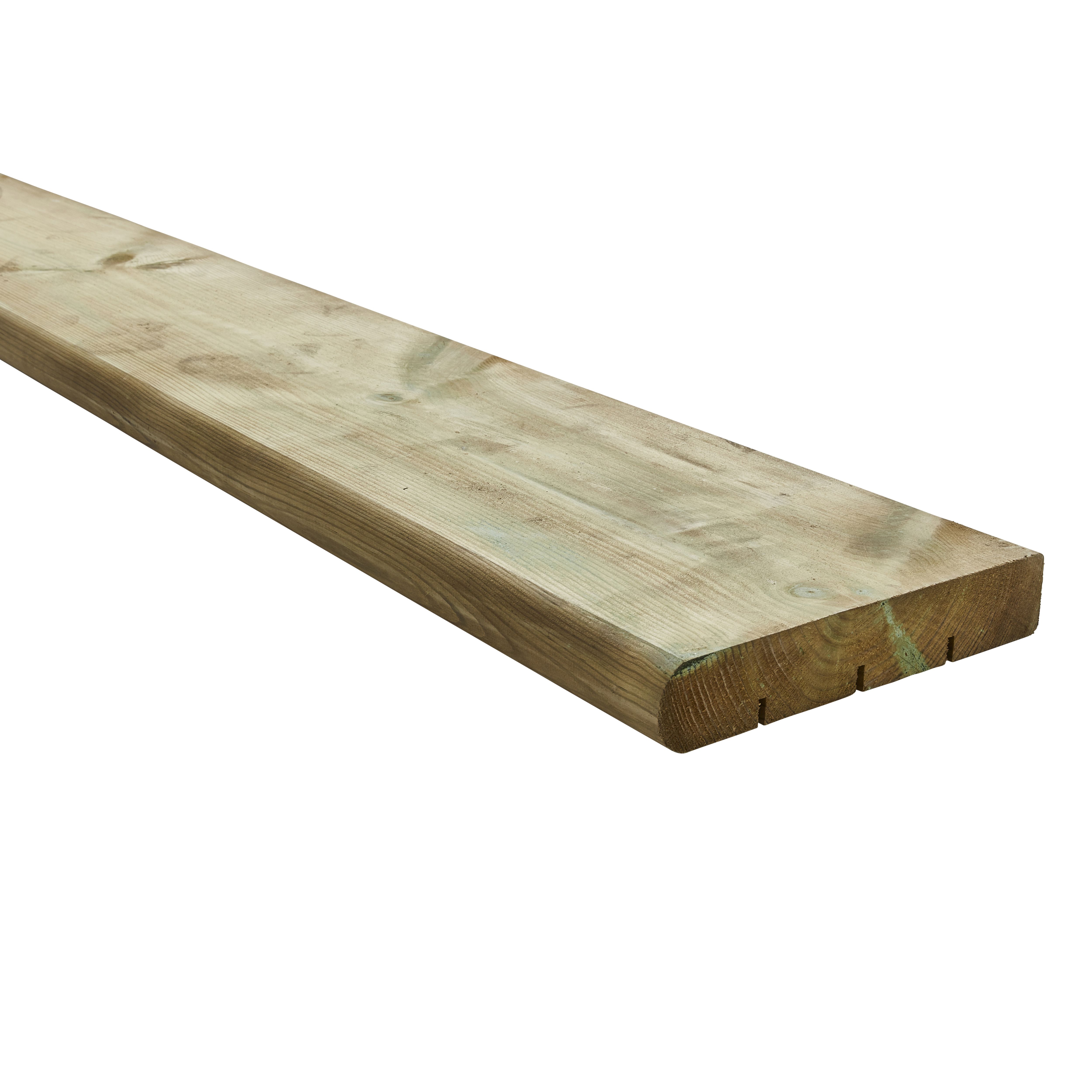 Richard Burbidge 1 piece Bullnose tread, (L)1.53m (W)235mm (T)40mm