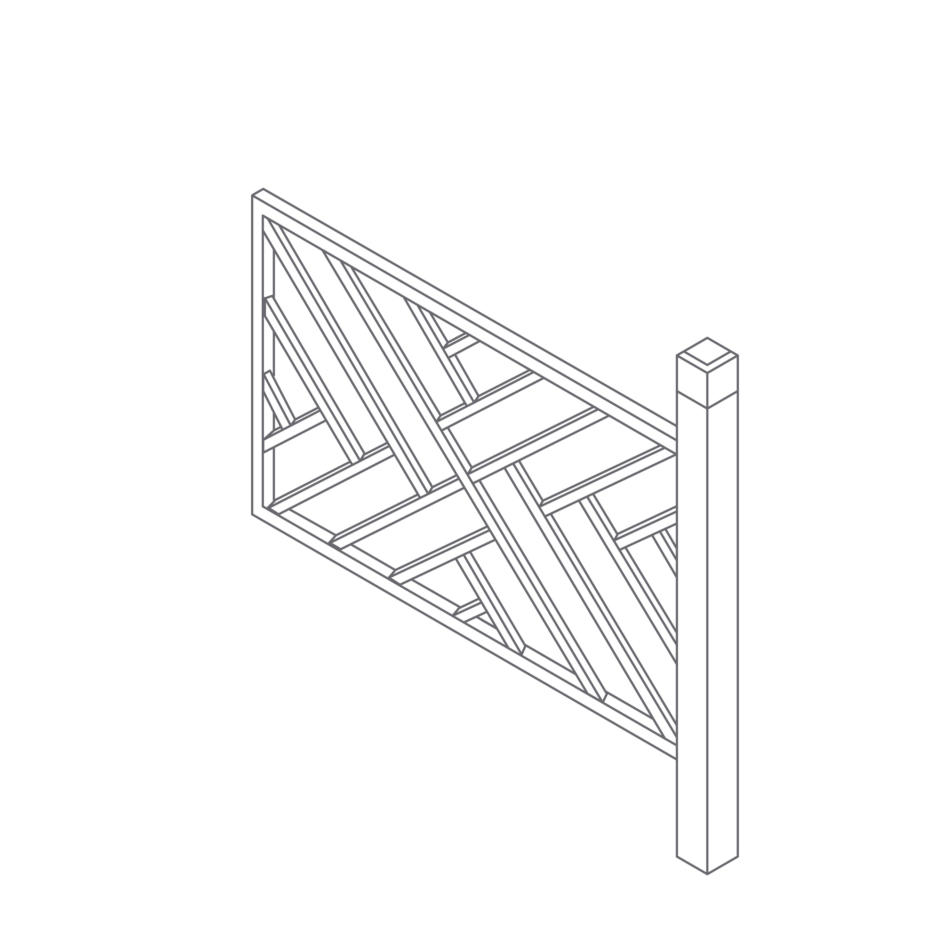 Richard Burbidge Crosshatch Softwood Decking running kit