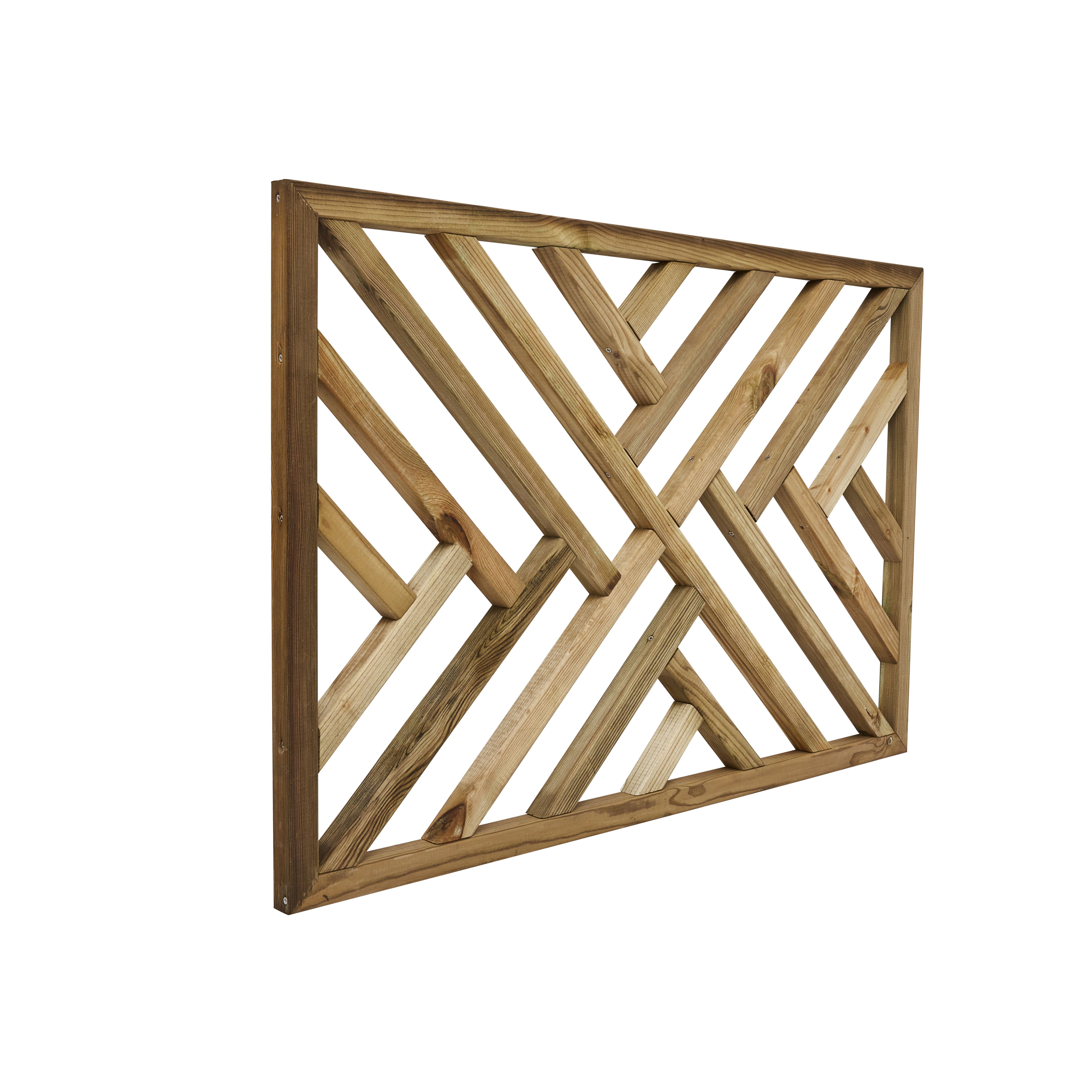 Richard Burbidge Decking Traditional Decorative panel Trellis panel (W ...