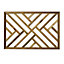 Richard Burbidge Decking Traditional Pressure treated Wooden Decorative fence panel (W)1.13m (H)0.76m
