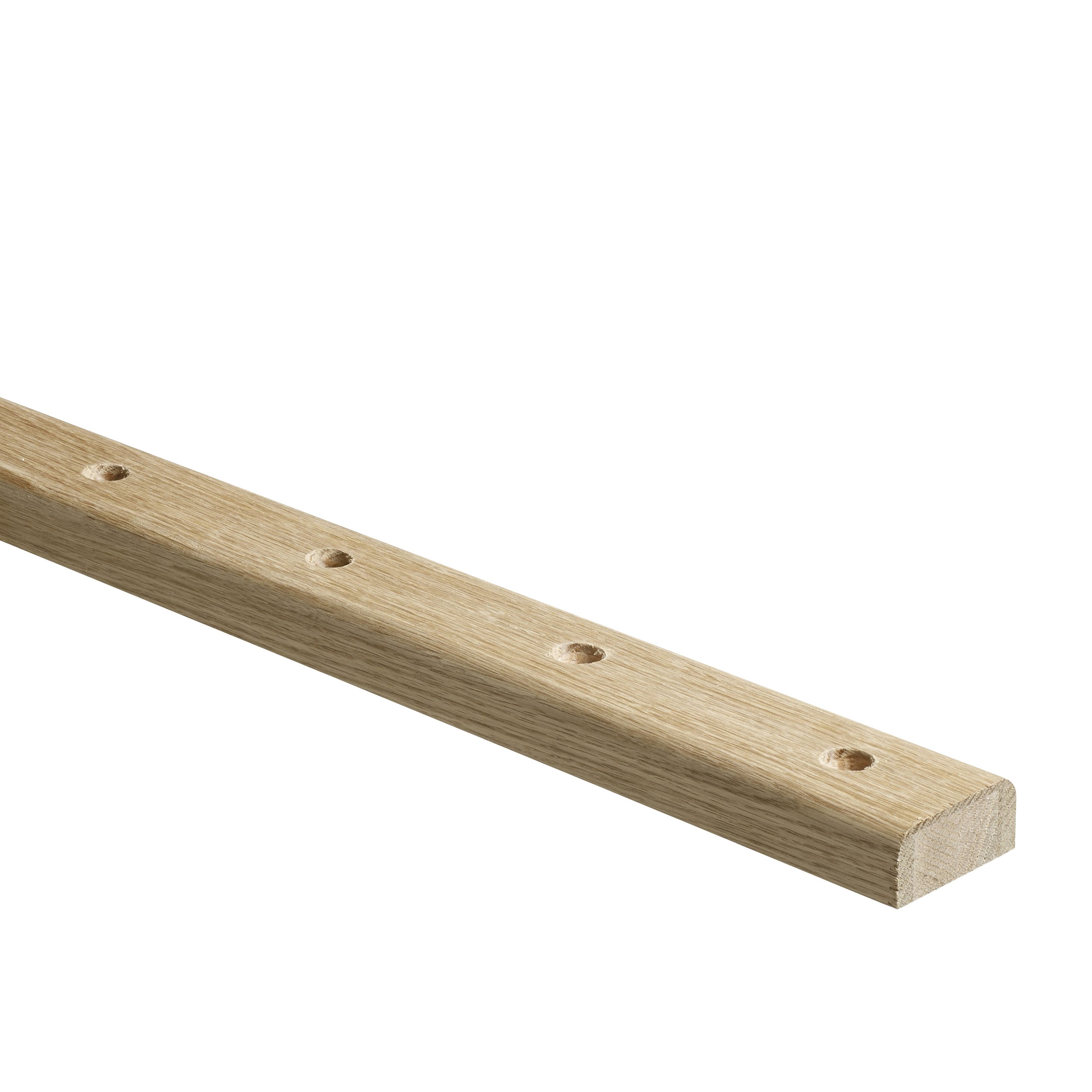 Richard Burbidge Elements Oak Baserail, (L)4.2m (H)28mm