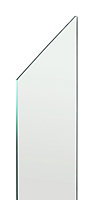 Richard Burbidge Immix Clear Toughened glass Balustrade panel (H)780mm (W)200mm (T)8mm, Pack of 4