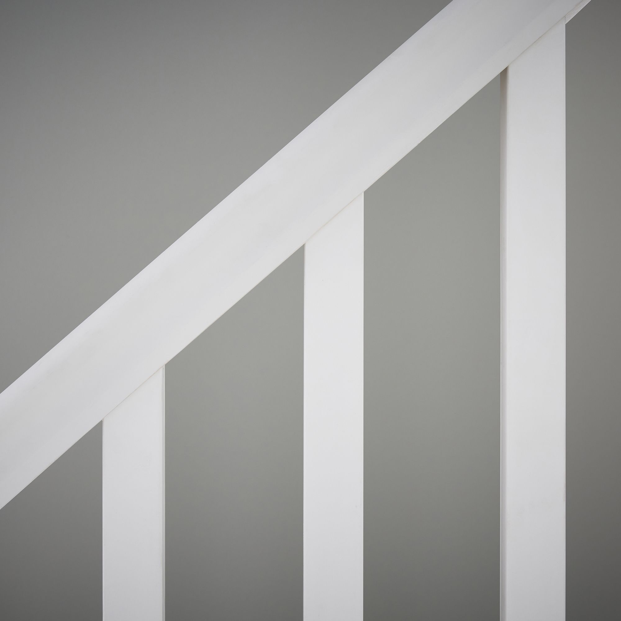 Richard Burbidge PaintReady White Pine Grooved 32mm Handrail, (L)2.4m (H)59mm