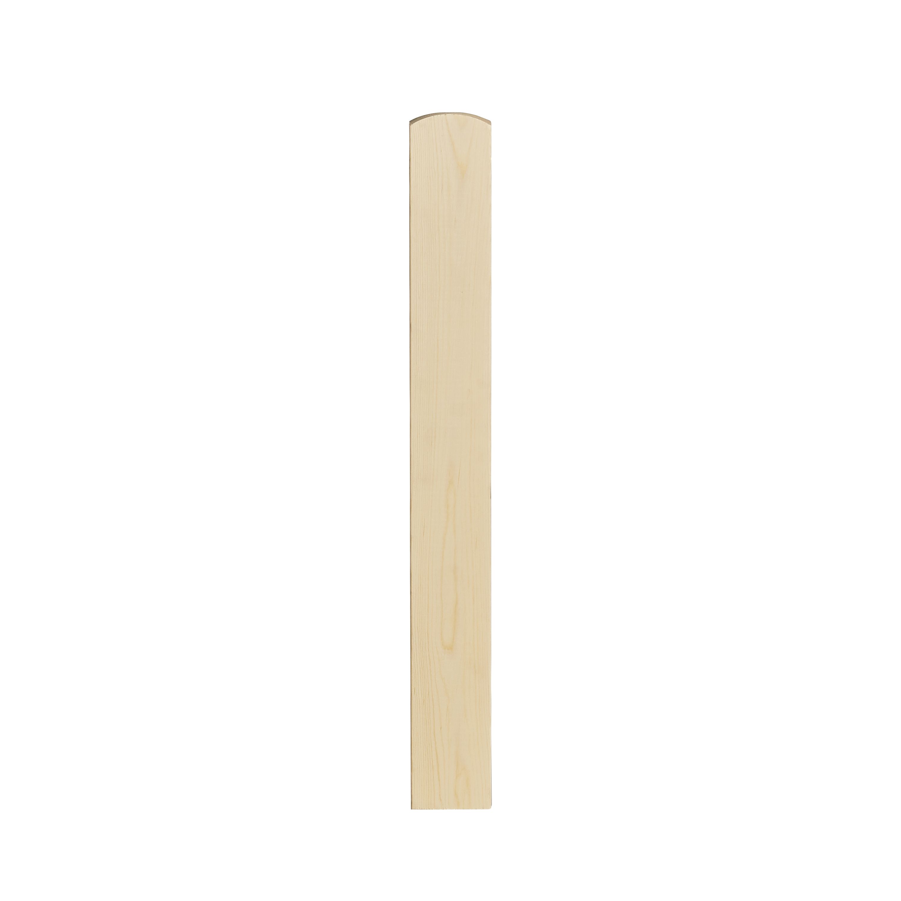 Richard Burbidge Pine Square Newel base (H)700mm (W)82mm